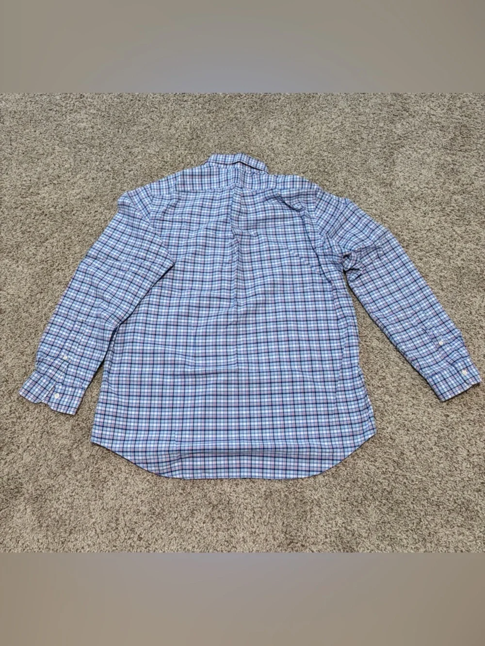Polo by Ralph Lauren Light Blue Multicolor Plaid Button-Down Shirt